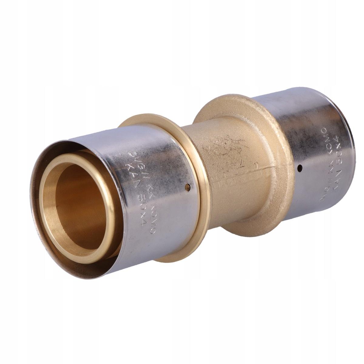 KAN-therm Trójnik redukcyjny mosiężny ultraPRESS - 50/25/50