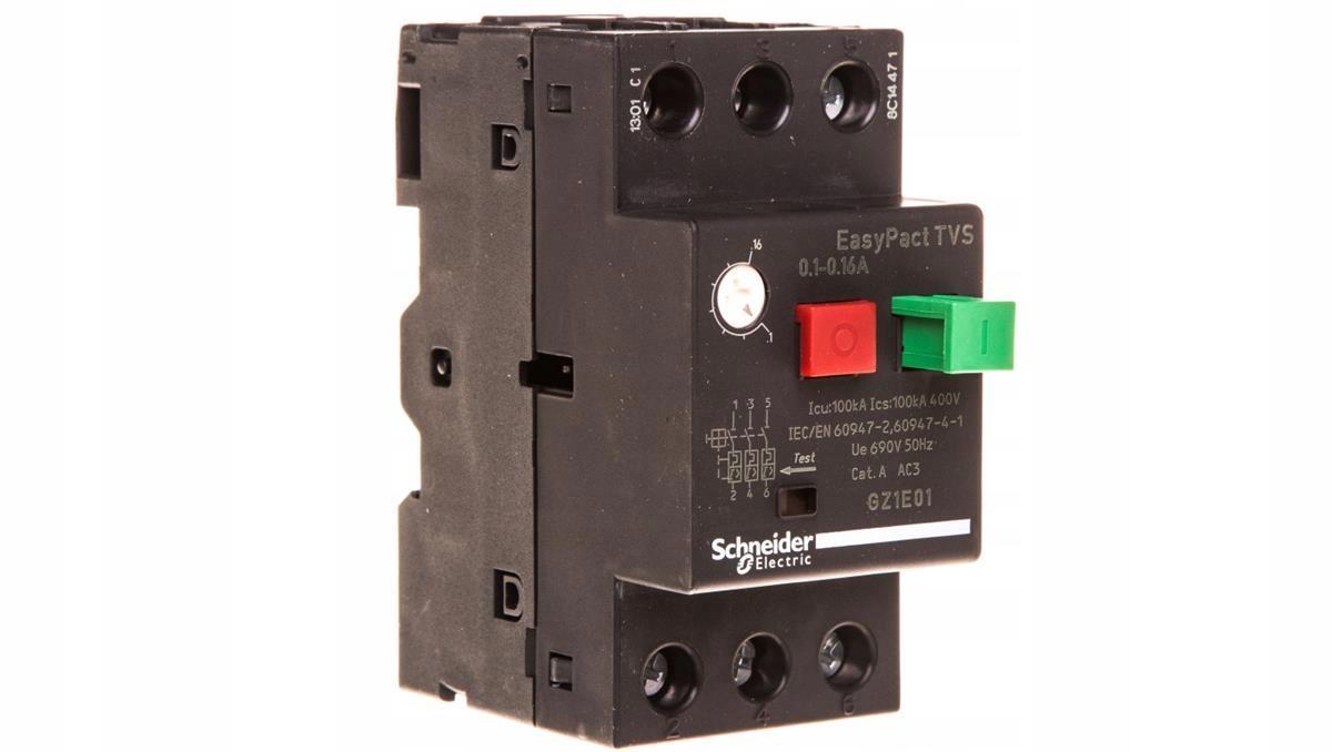 SCHNEIDER ELECTRIC Wyłącznik silnikowy magneto-termiczny [0,1..0,16A]