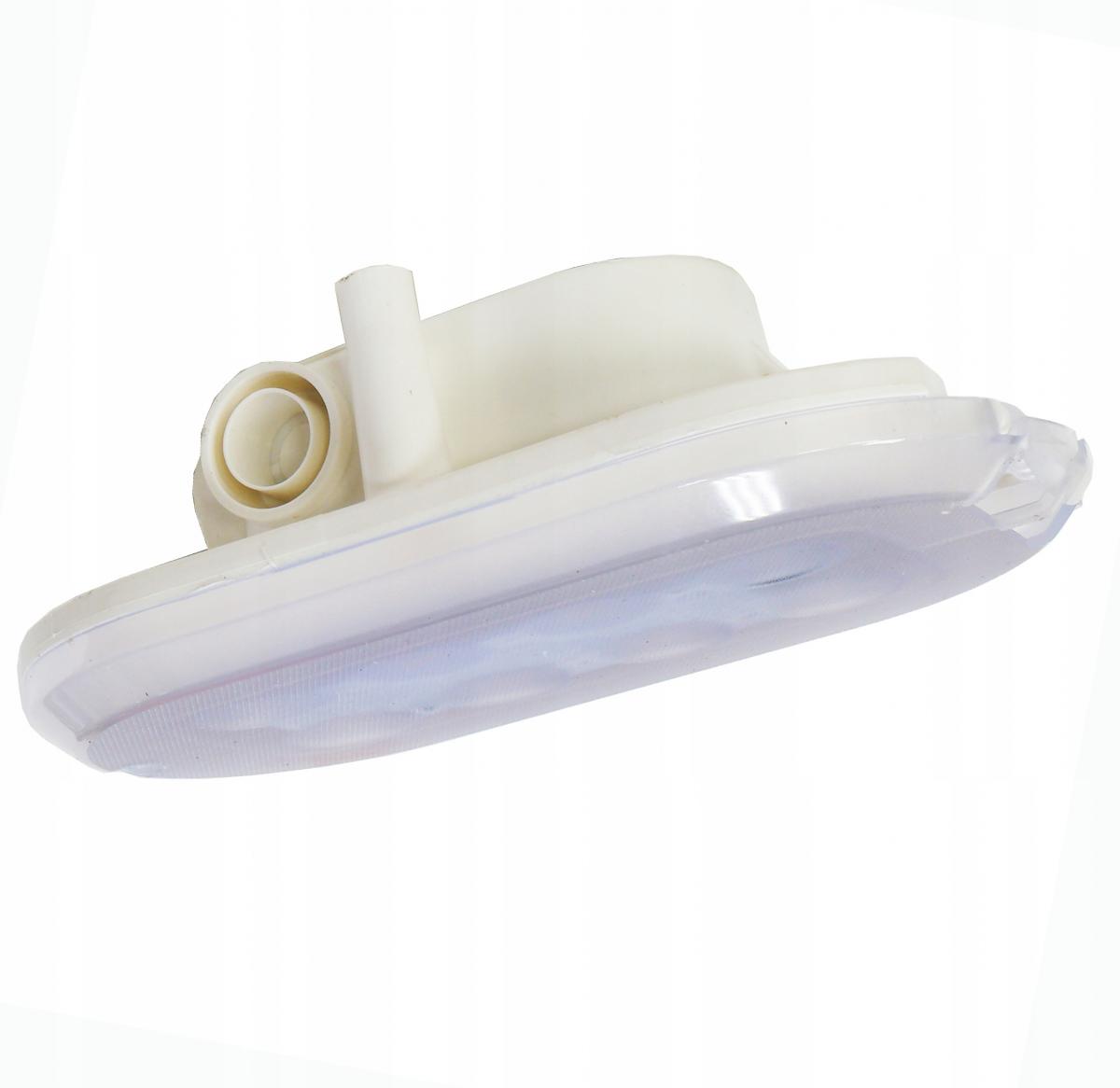 LENA LIGHTING Oprawa kanałowa LED, Oval Pro 3,4W, 4000K, 370lm, IP44, biała