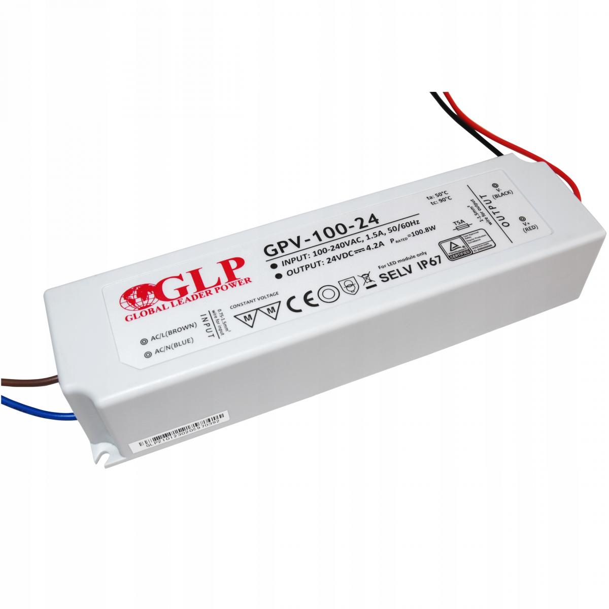 MPL POWER GLP zasilacz LED 24V 4,2A 100W