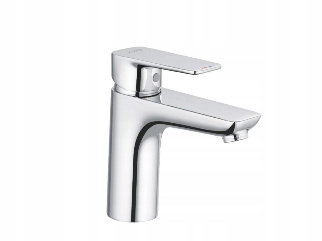 Bateria umywalkowa KLUDI PURE&SOLID XL 100 1-uchwytowa mosiężna chrom