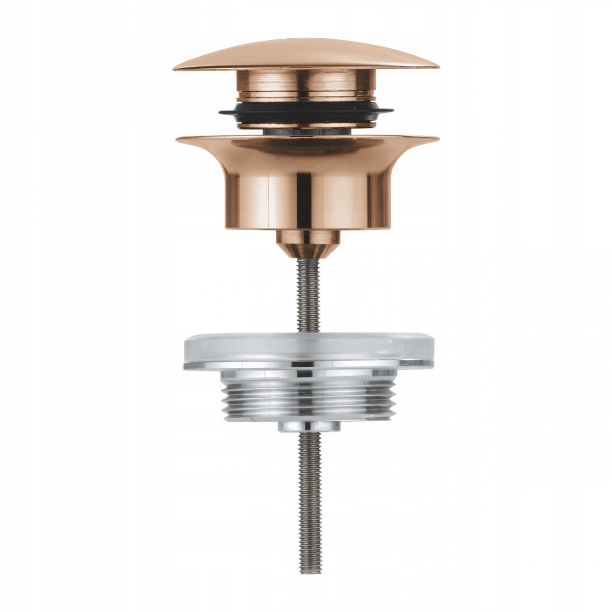 GROHE Zestaw odpływowy z korkiem typu naciśnij - otwórz, Brushed WarmSunset
