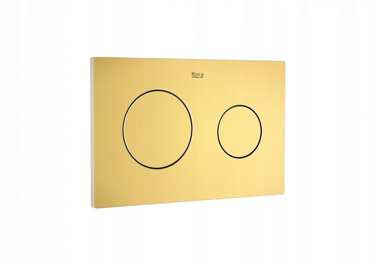 Przycisk ROCA PL10 ONE podwójny Brushed Gold