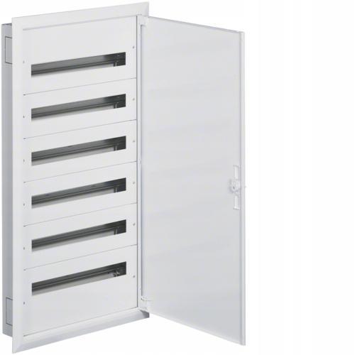 HAGER Rozdzielnica podtynkowa z zaciskami PE/N 6R/144M (6x24) I kl. IP30