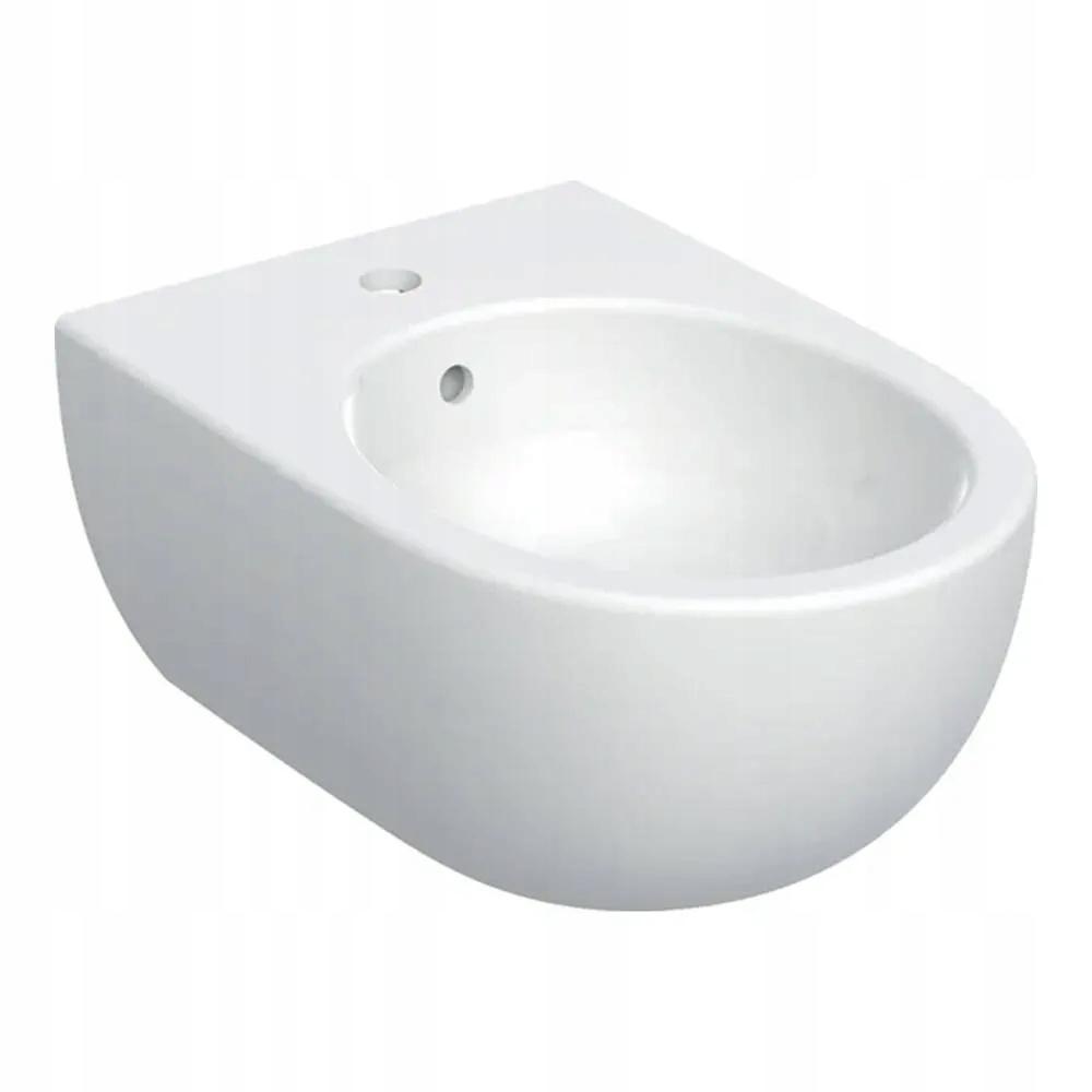 Bidet wiszący Selnova B36 cm, H26 cm, T53 cm, ukryte mocowania, z przelewem
