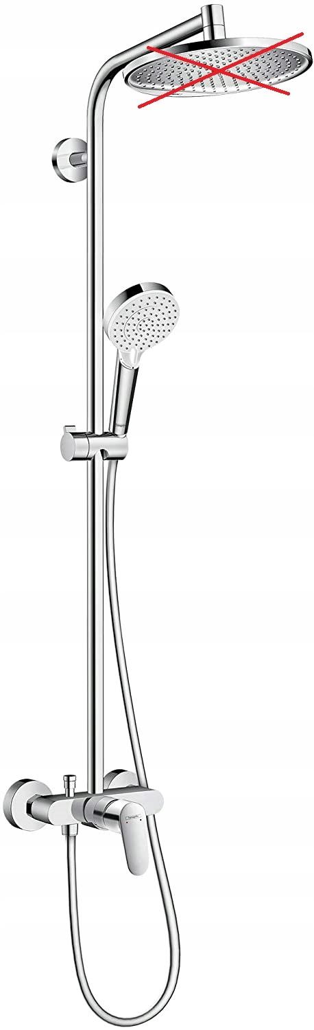 Zestaw prysznicowy natynkowy Hansgrohe Crometta