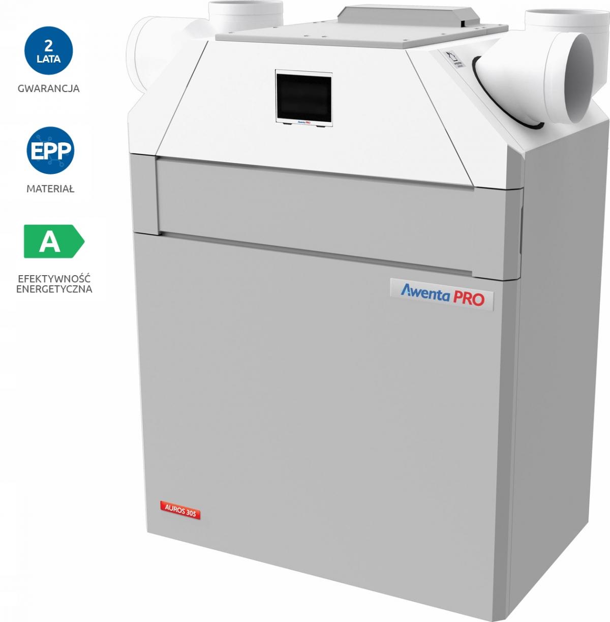 AWENTA Rekuperator Centrala wentylacyjna AUROS 405 lewa
