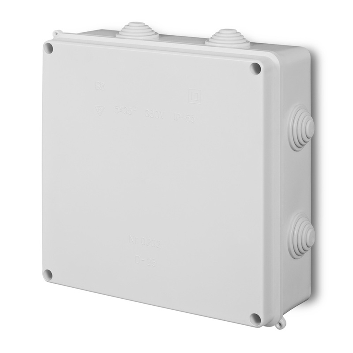 Puszka rozgałęźna, 8-wylotowa, bez wkładu, IP55 5x35 EP-Lux
