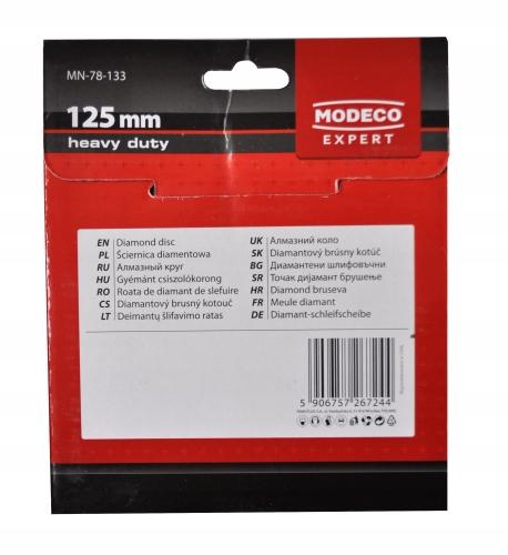 MODECO EXPERT ŚCIERNICA DIAMENTOWA, SEGMENTOWA 125 MM [EXPERT]