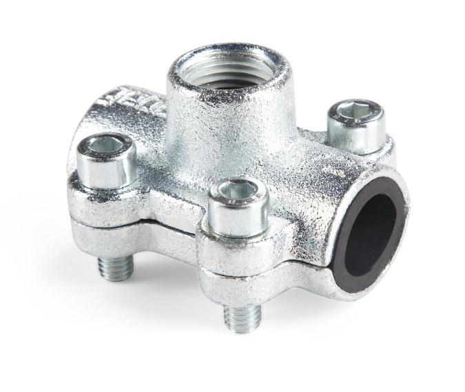 Obejma montażowa Gebo ANB 2x1 do rur stalowych