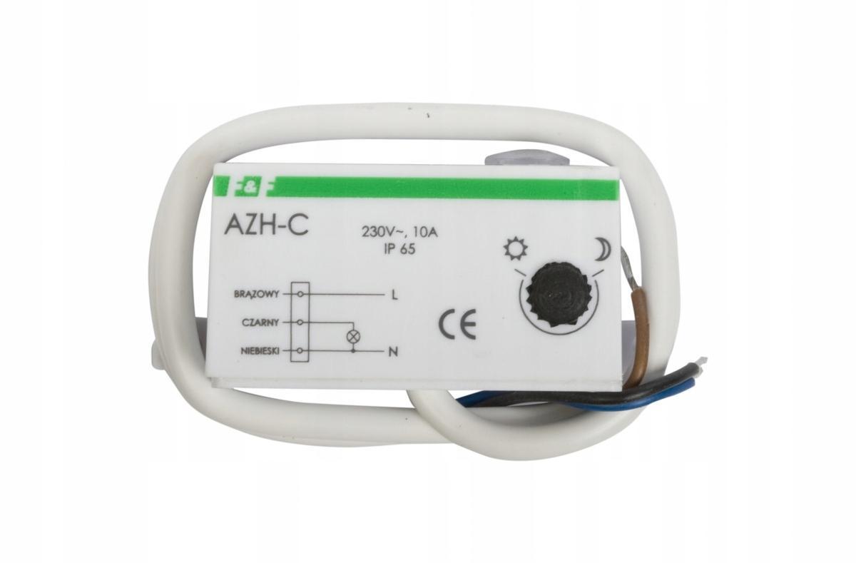 Automat zmierzchowy AZH-C I=10A, obudowa hermetyczna, przewód przyłączeniow