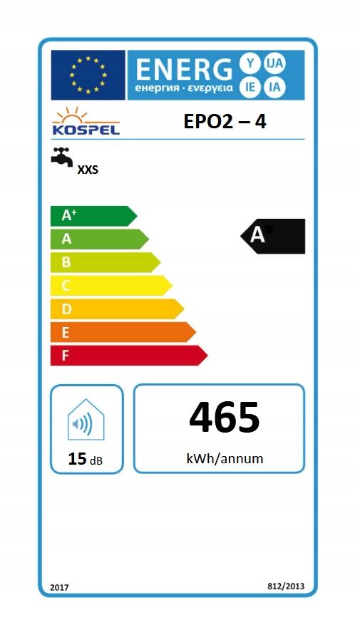 Podgrzewacz elektryczny przepływowy ciśnieniowy podumywalkowy 4.4 kW KOSPEL