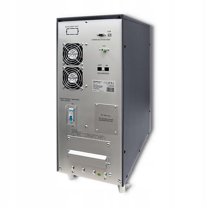 QOLTEC Zasilacz awaryjny UPS On-line Pure Sine Wave 10kVA 8kW LCD USB