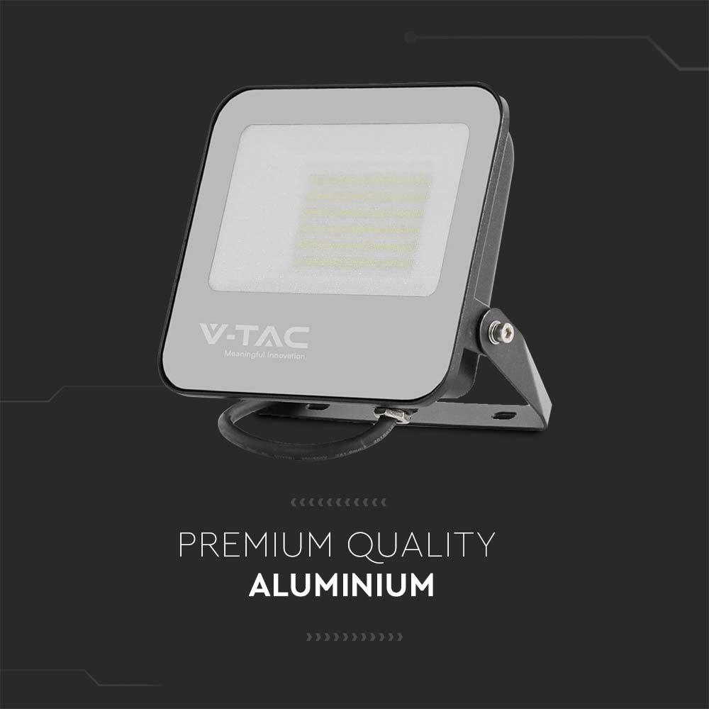 V-TAC Projektor LED V-TAC 50W 185Lm/W czarny VT-4456 4000K 9250lm