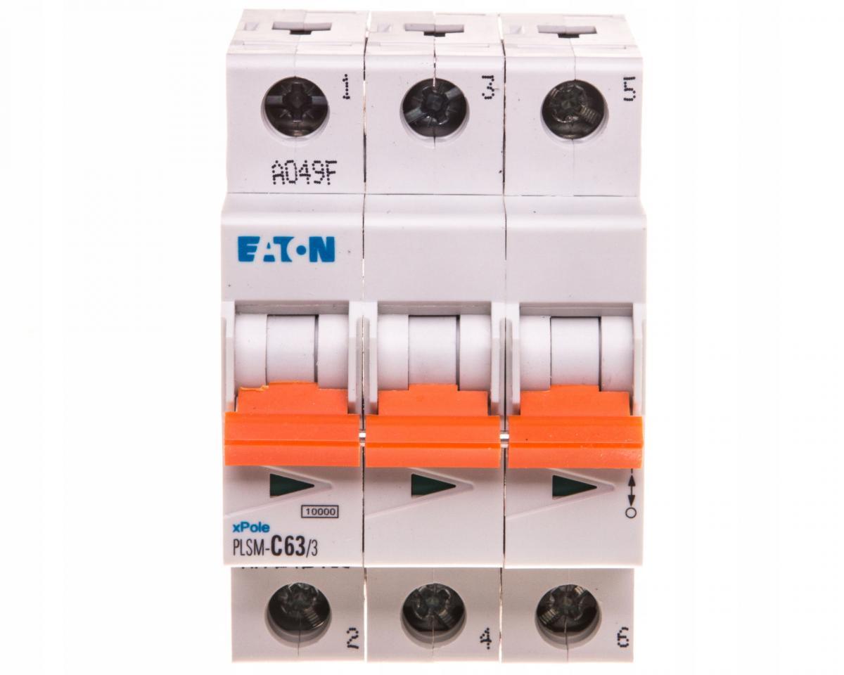 PLSM-C63/3-MW Wyłącznik nadprądowy 10kA, In=63A, char. C, 3-bieg. Seria PLS