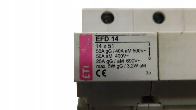 ETI Rozłącznik bezpiecznikowy EFD 14 3p