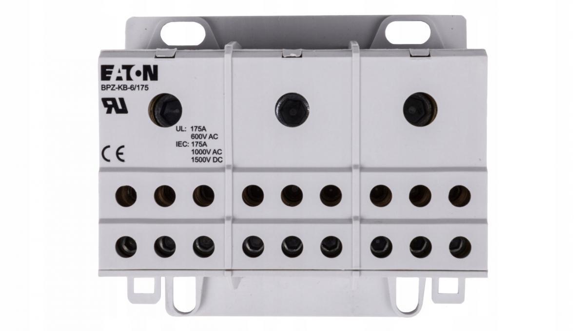 EATON Modułowy blok listew rozdzielczych, 3-biegunowy BPZ-KB-6/175