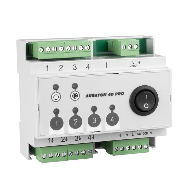 Listwa ster. 4 siłownikami do montażu w szafkach instalacyjnych LARS Virgo