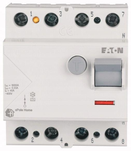EATON Wyłącznik różnicowoprądowy 6kA typ AC HNC-40/4/003