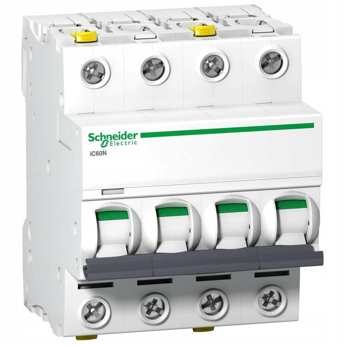 SCHNEIDER ELECTRIC Wyłącznik nadprądowy iC60N-D16-4 D 16A 4-biegunowy