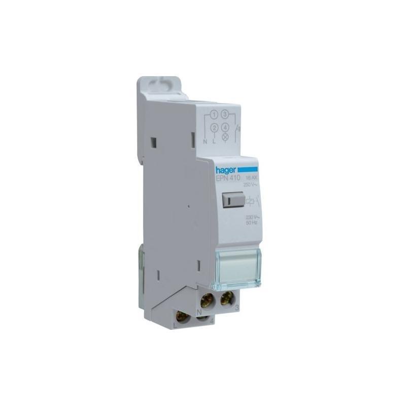 HAGER Przekaźnik bistabilny elektroniczny 1NO 230V 16A