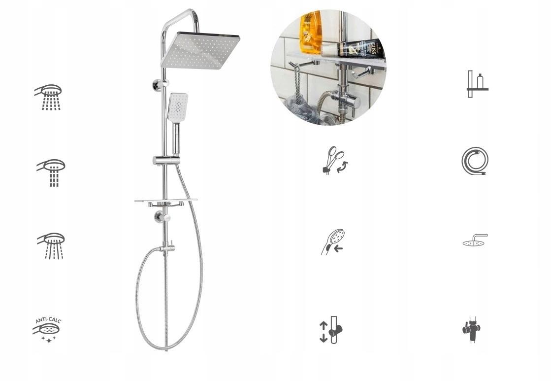 Logis bateria prysznicowa chrom Logis