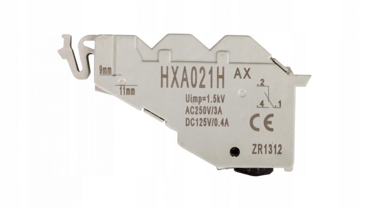 HAGER Styk pomocniczy x160-P160-x250-P250-x630-P630 1P 250VAC