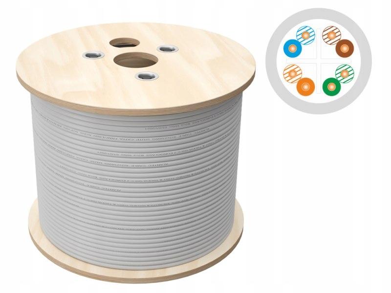 Kabel U/UTP kat.6A euroclass B2ca LSOH 500m 25 lat gwarancji, badanie jakoś