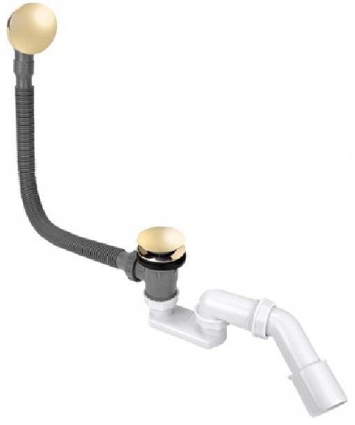 ALCADRAIN Syfon wannowy ALCA z korkiem clik-clak DN 70 H-120 chrom