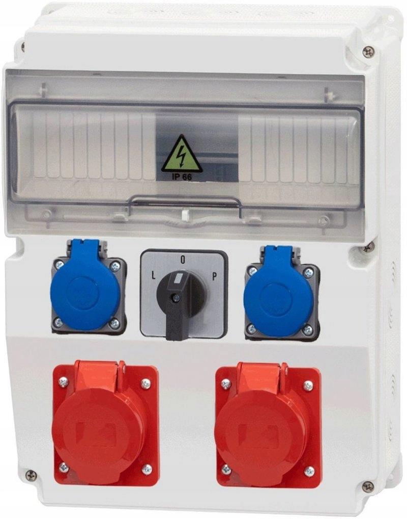 ONNLINE Rozdzielnica CAJA /12M/ 16/5, 32/5, 2x230V, L/P ONNLINE POWER