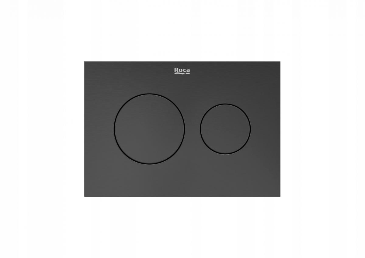 Przycisk spłukujący ROCA DUPLO S PS3 podwójny Brushed Titanium Black