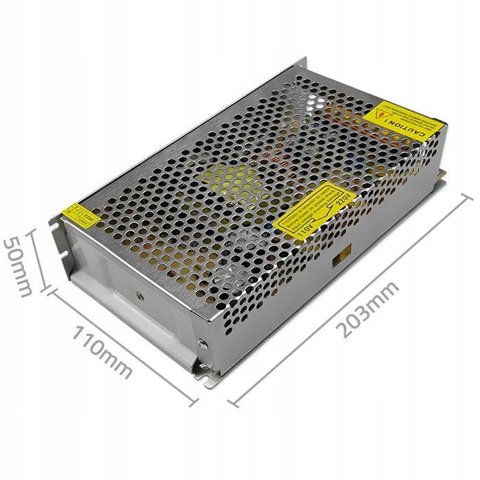 QOLTEC Zasilacz impulsowy LED IP20 240W 12V 20A