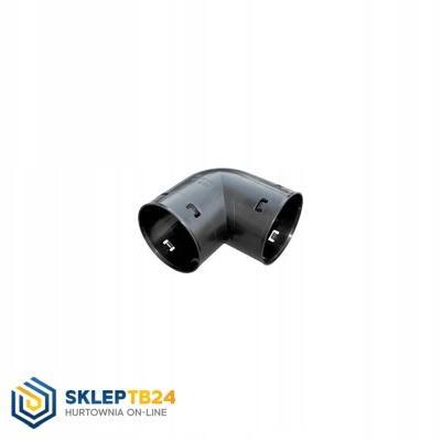 KACZMAREK Kolano drenarskie PVC DN/OD 125/90, kolor czarny