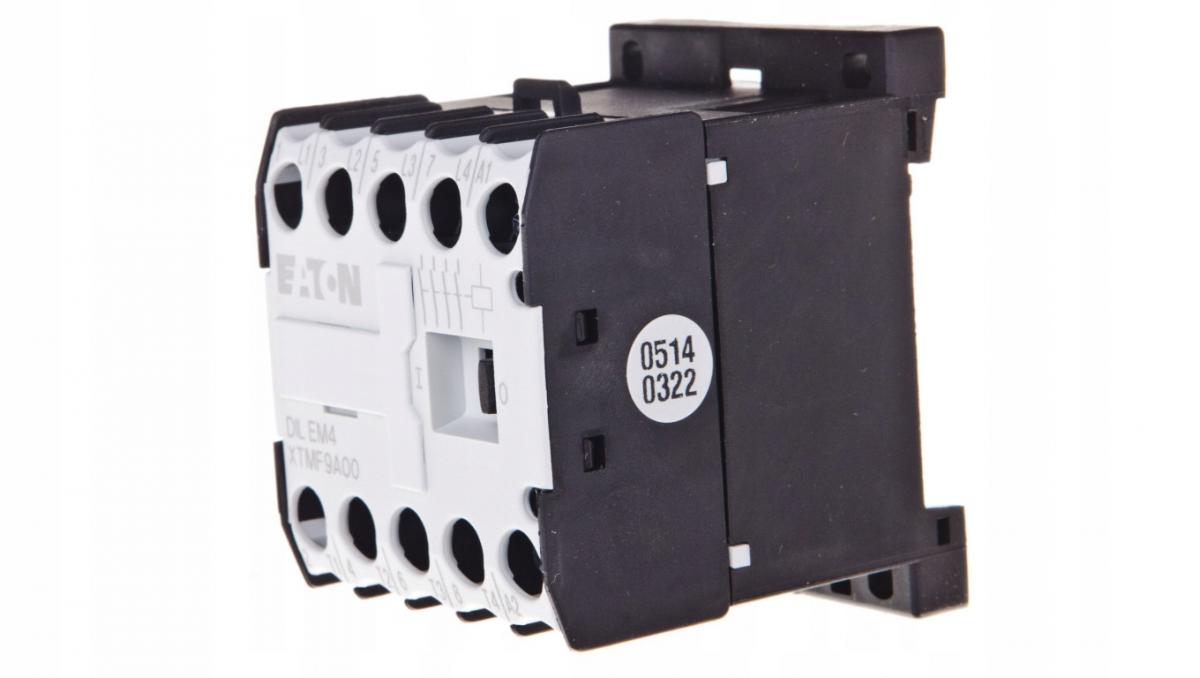 EATON Stycznik AC3/I=9AP=4kW/ 4 polowy DILEM4(230V50HZ,240V60HZ)