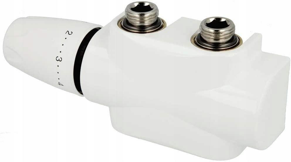 Multilux 4 zestaw z białą głowicą termostatyczną