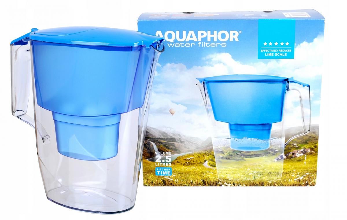 AQUAPHOR Dzbanek Aquaphor Time 2,5 l + wkład Maxfor, kolor niebieski