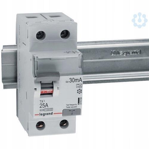 LEGRAND Wyłącznik różnicowoprądowy P302 2P 25A 30MA TYP A TX3
