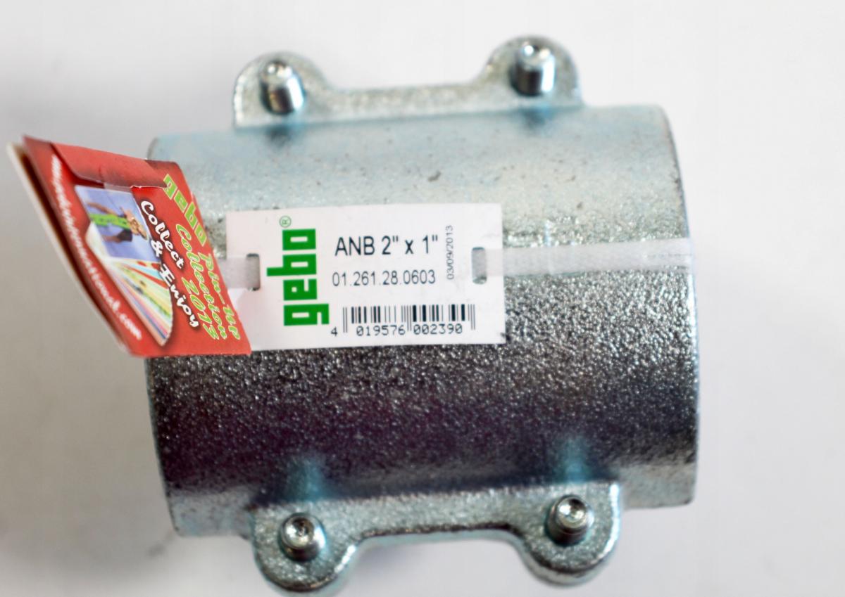 Obejma montażowa Gebo ANB 2x1 do rur stalowych