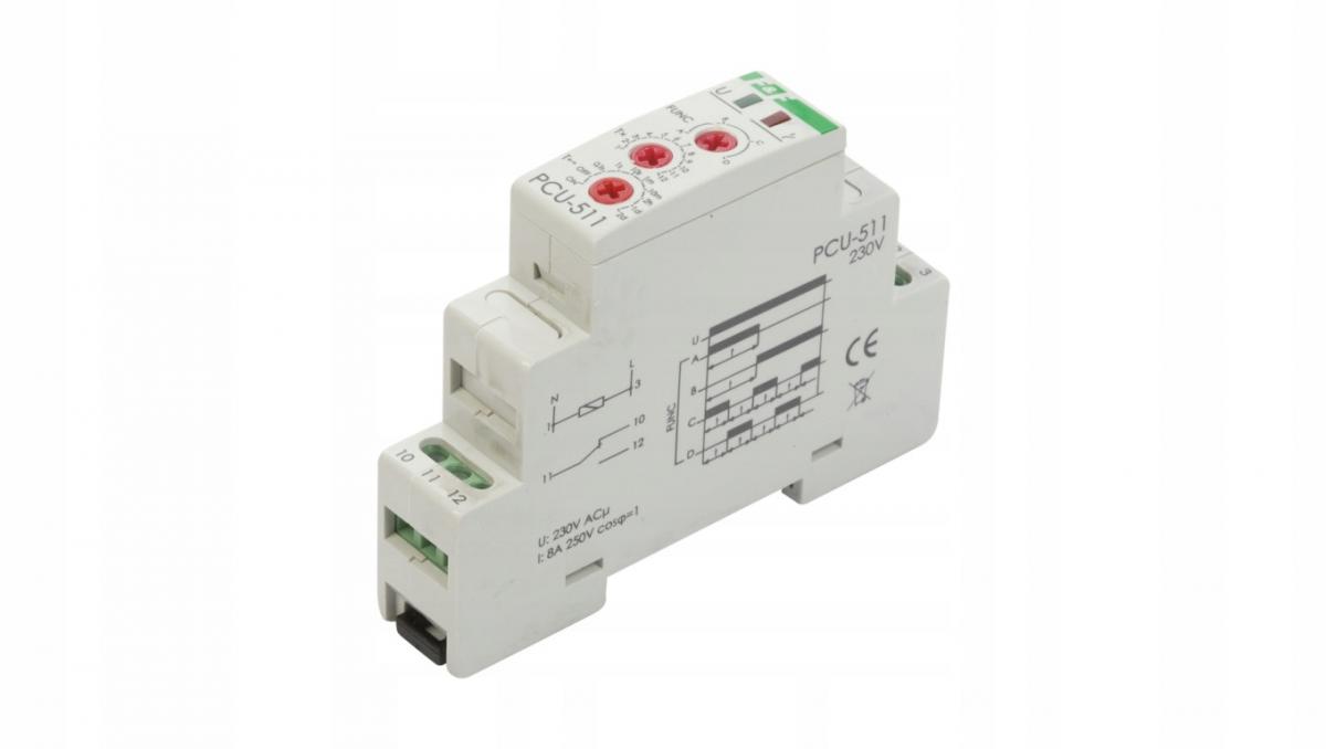 Przek.czasowy 230V AC / 24 V AC/DC uniwersalny zakres czasowy 0,1s÷24h Un=2