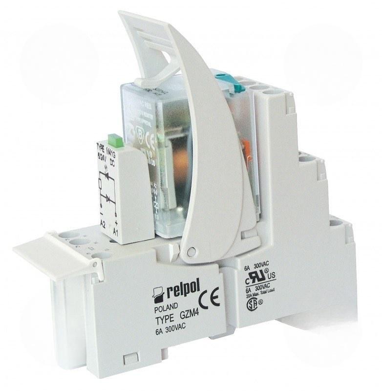 Przekaźnik przemysłowy R4N-2014-23-5230-WT styki 4P, obciążenie max 6A/230V
