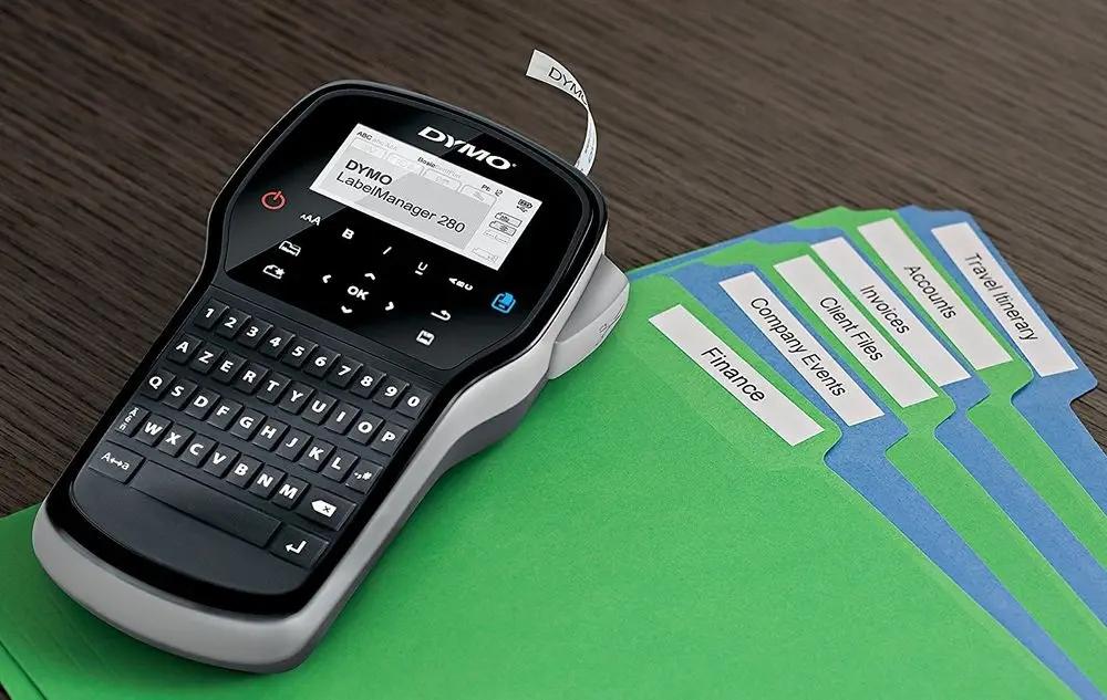 DYMO LabelManager 280, klawiatura QWERTY