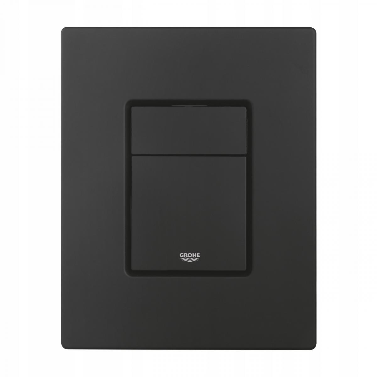 Przycisk GROHE Skate Cosmopolitan do WC z ABS phantom black 156 x 197 mm