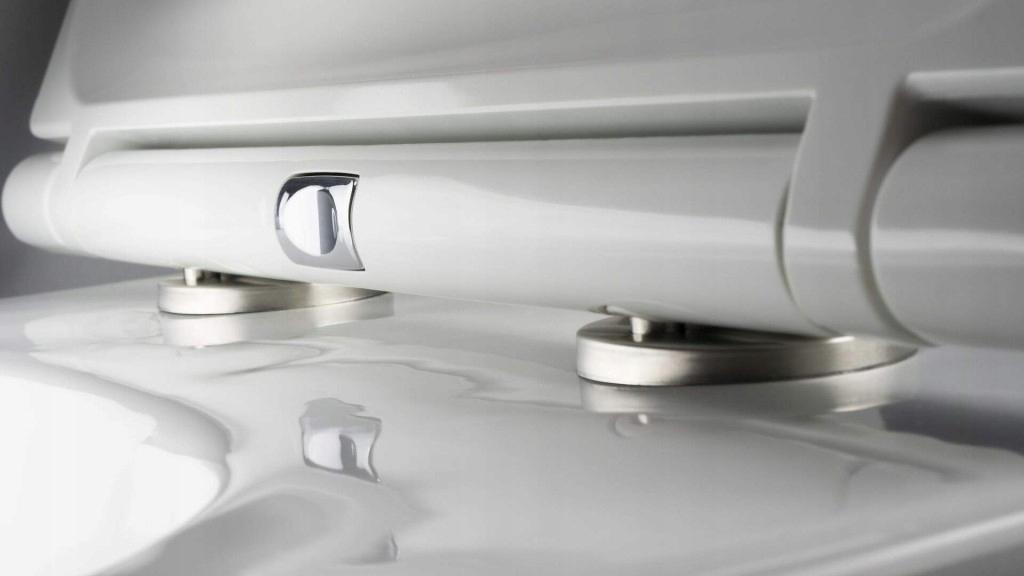 DEANTE Miska WC wisząca bezkolierzowa Round + deska