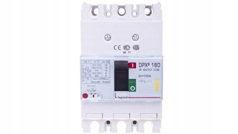 LEGRAND Wyłącznik DPX3 160 3P 100A 16KA