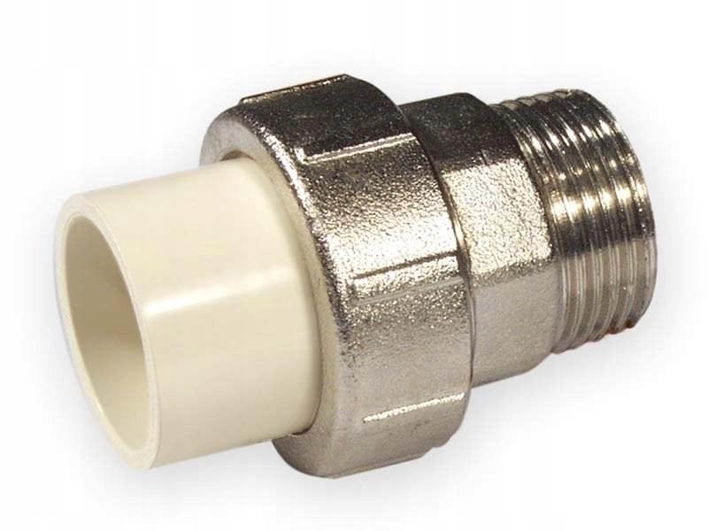 NIBCO Śrubunek plastyk - metal wkrętny KW/GZ PVC-C 2