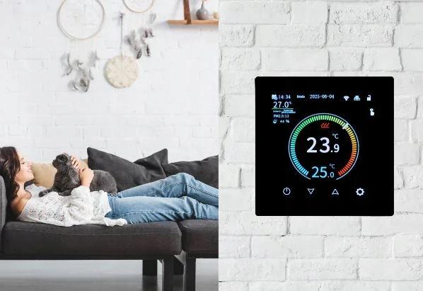 Regulator temperatury AURATON Octa - przewodowy, tygodniowy, cyfrowy z WiFi