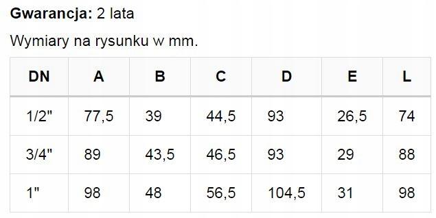 INVENA ZAWÓR KULOWY Z FILTREM SKOŚNYM 1