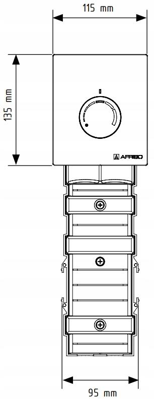 AFRISO-ZESTAW RTL-BOX 324 VARIO TERM.P/T 78330