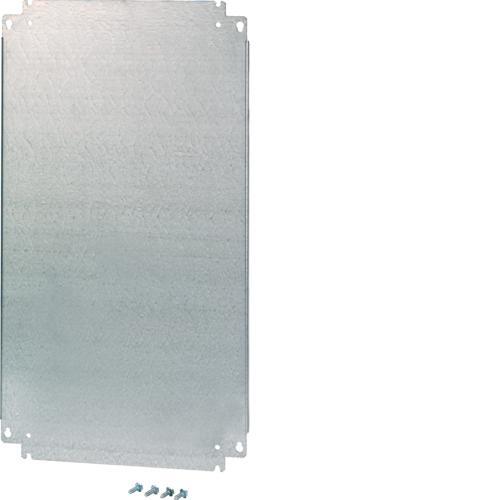HAGER Płyta montażowa metalowa, 380x380 mm