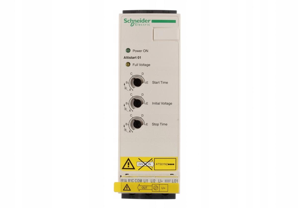Układ łagodnego rozruchu ATS01 3-fazowe 380/415VAC 50/60Hz 11kW 22A IP20